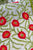 Delicate Embroidered Indian Shawl Red Poppies